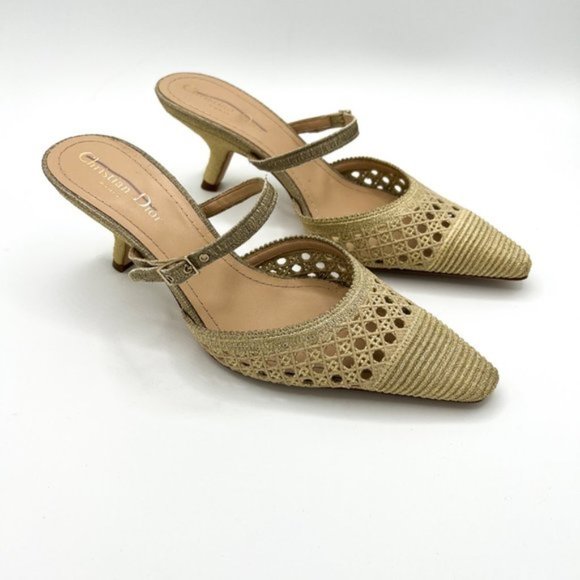 Dior Capture Heeled Mules NWOB - Picture 3 of 12